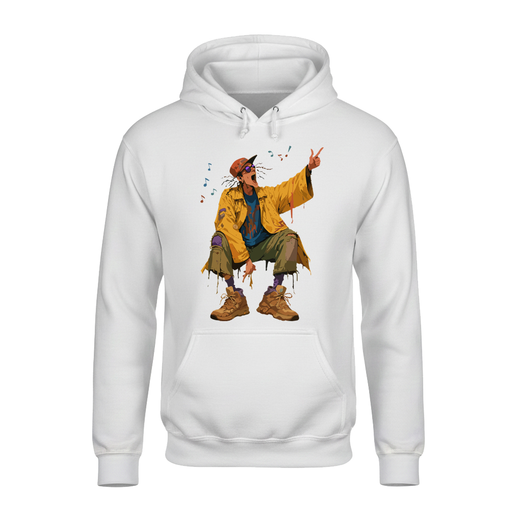 Urban Street Singer Unisex Hoodie – Soft, Stylish & Cozy for Winter