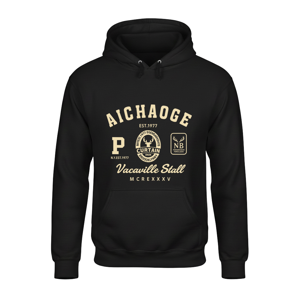 Vintage Typography Unisex Hoodie – Soft, Stylish & Cozy for Winter