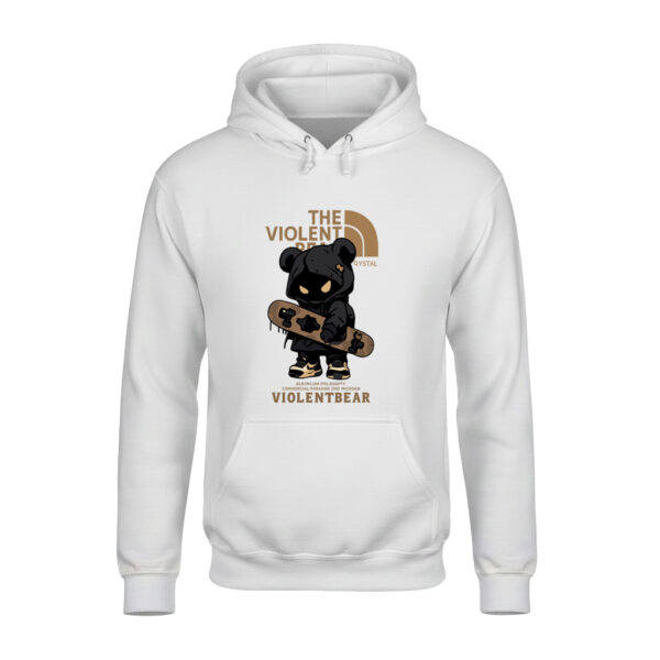 Violent Bear Skater Unisex Hoodie – Soft, Stylish & Cozy for Winter