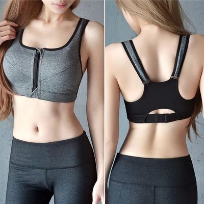 Front Zipper Sport Bras JecJac (1)