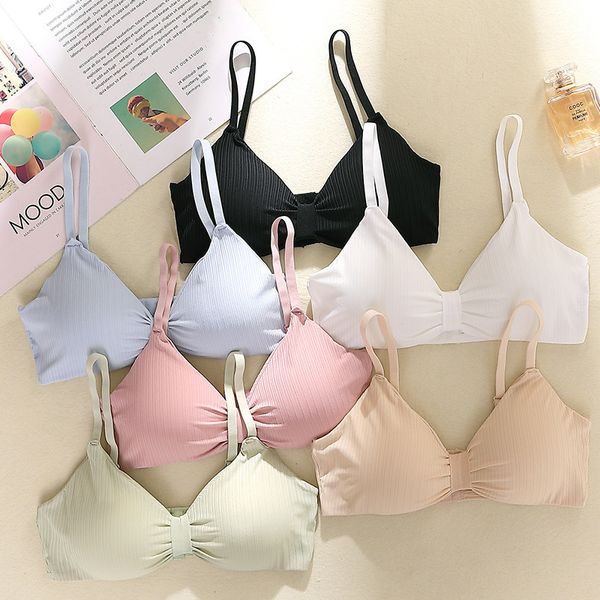 Korean Style Seamless Bralette – Women’s Soft Comfortable Underwear