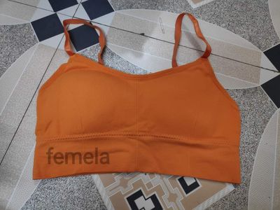 Women’s Seamless Padded Bralette – Elastic Fitness Yoga Bra Top