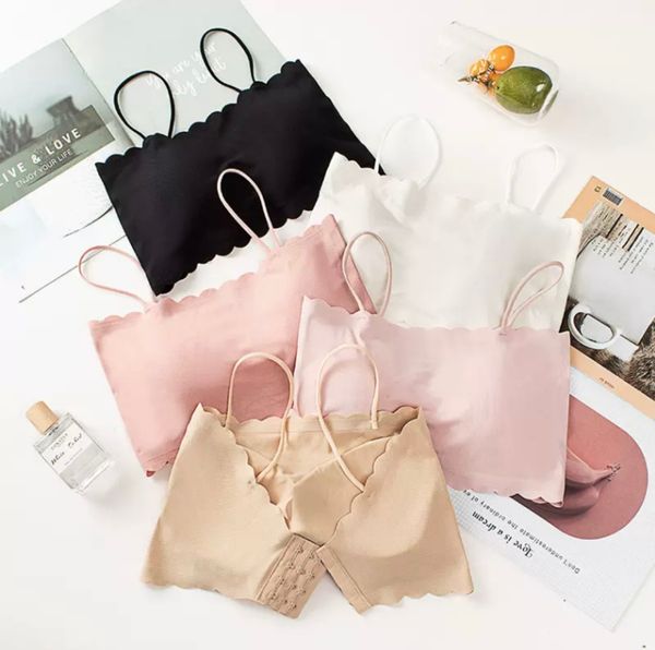 Women’s Seamless Tube Bra – Bandeau Style, Wire‑Free Push‑Up