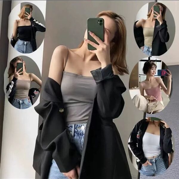 Seamless Spaghetti Strap Bra Tank – Women’s Everyday Underwear