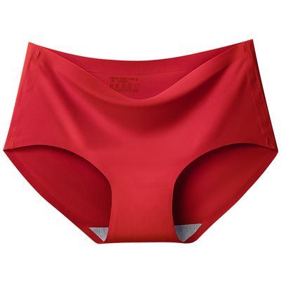 Women’s Ice Silk Seamless Briefs – Breathable, High Waist Comfort