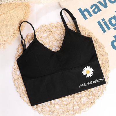 Women’s Cotton Bra Tank Top – Fashion Sports Push‑Up Bralette