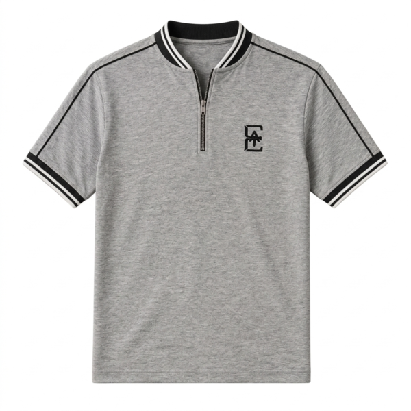 Heavyweight Polo T-Shirt with Premium Cotton Fabric