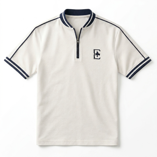 Heavyweight Polo T-Shirt with Premium Cotton Fabric