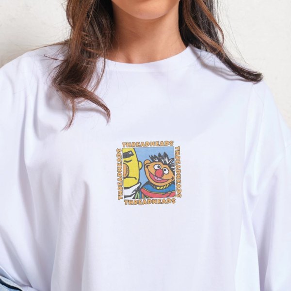 Bert And Ernie Driving Me Bananas Oversized Tee – JecJac (4)