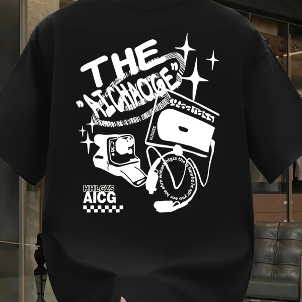 Men’s Heavyweight Oversized T-Shirt – “THE REGENERATION” Graphic Print